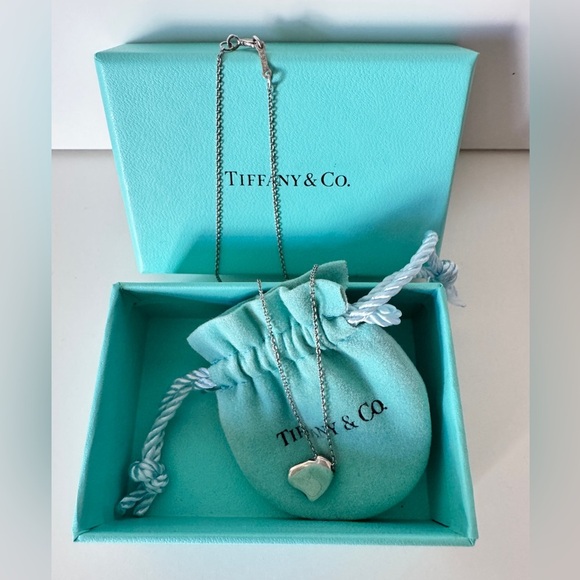Tiffany & Co. Jewelry - Authentic Tiffany&Co. Elsa Peretti Full Heart SV925 Pendant Necklace Box/Dustbag